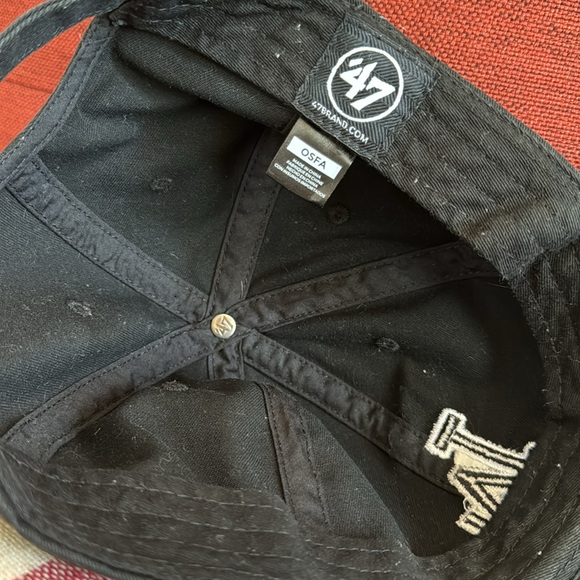 ‘47 Brand Los Angeles Dodgers LA Black Dad Hat Baseball Cap - Picture 4 of 4